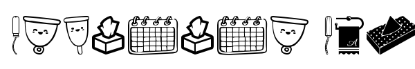 Feminine Hygiene font preview